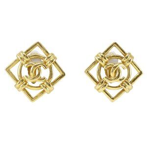 CHANEL Gold Earrings